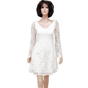 Love Chelsea White Lace Minidress